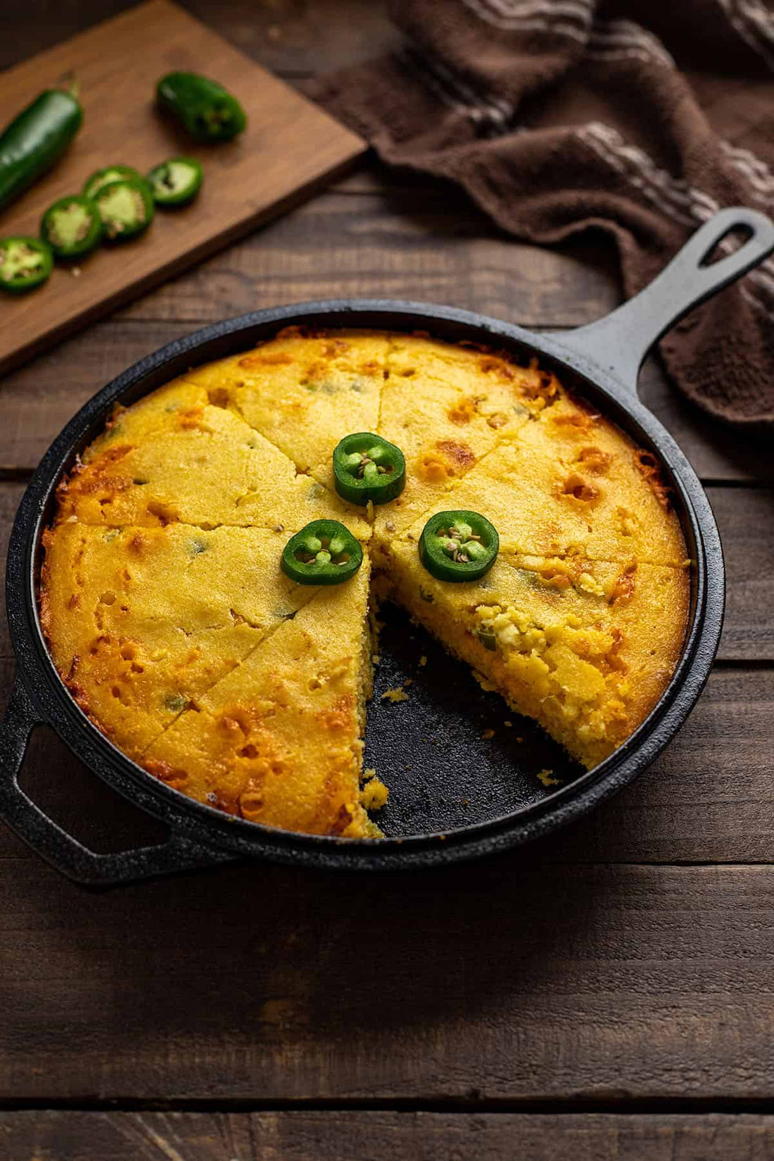BBQ Jalapeno Cheddar Cornbread